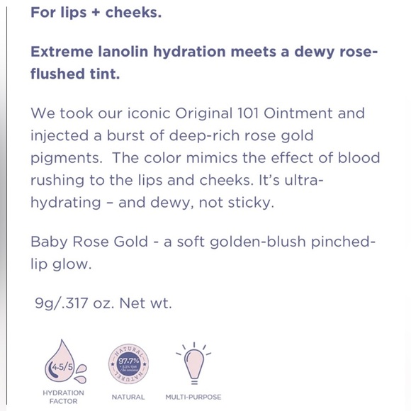 Sephora Lanolips Lip Water Watermelon & Baby Rose Gold Ointment - Picture 7 of 9